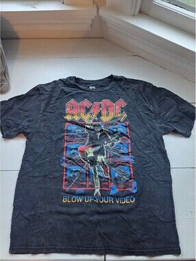 Grunge AC/DC Graphic T-shirt